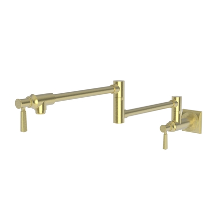 NEWPORT BRASS Pot Filler, Wall Mount in Satin Brass (Pvd) 3170-5503/04